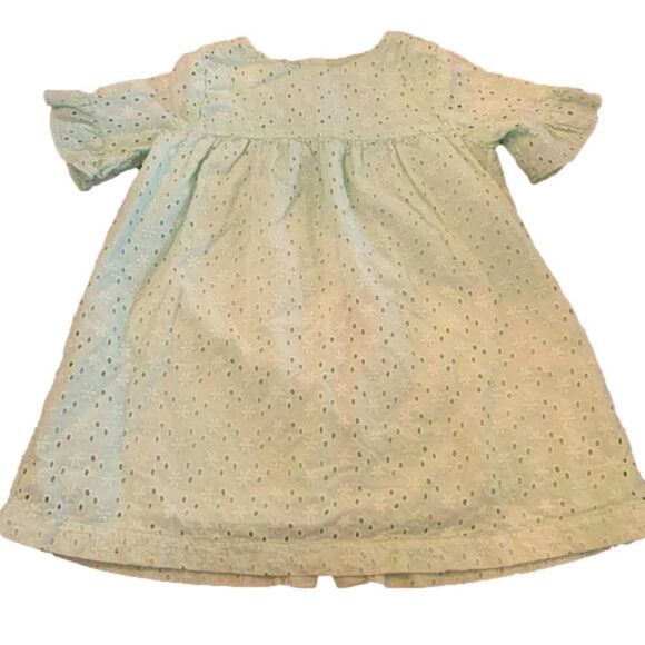 Gymboree GUC Green Eyelet Dress - Picture 1 of 4